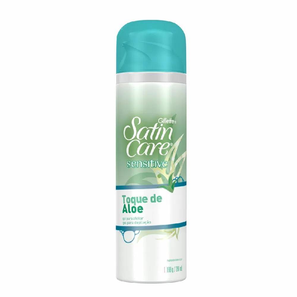 جل الحلاقة جيليت ساتين كير للبشرة الحساسة للنساء - 198 جم