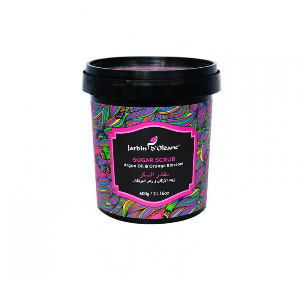 مقشر السكر بزيت الارجان وزهر البرتقال من جاردن اوليان