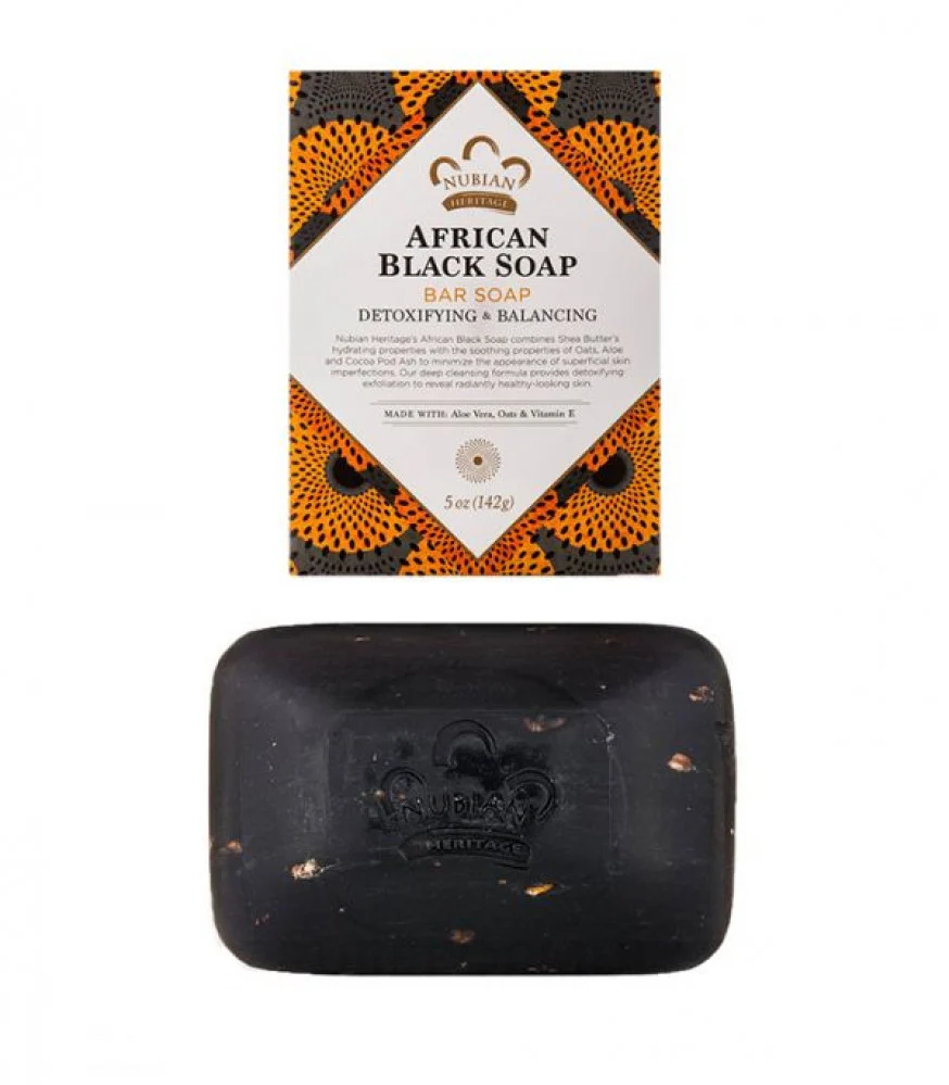 صابون للجسم أفريقي أسود من نوبيان هيريتاج