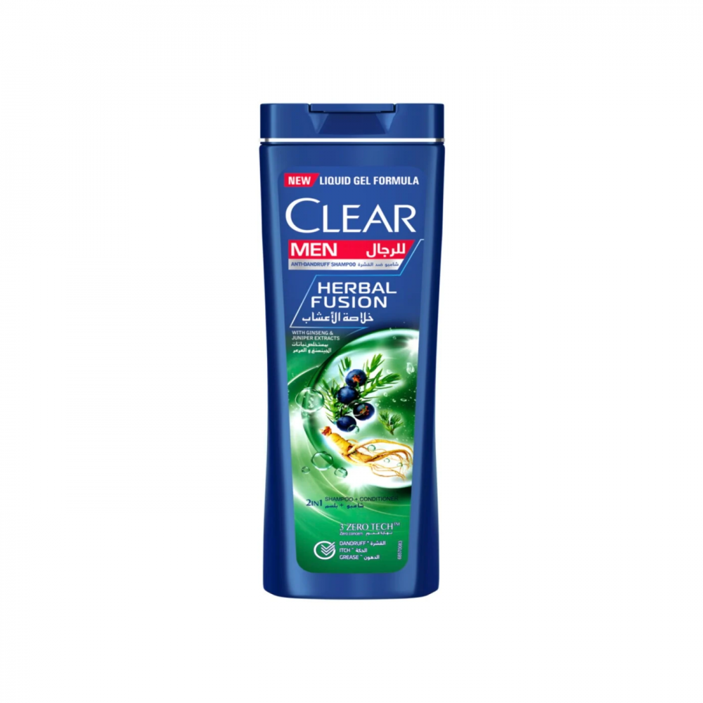 شامبو مضاد للقشرة من هيربال فيوجن رجالي من كلير - 200 مل