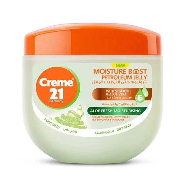 بتروليوم جلي ترطيب معزز بالصبار من كريم 21 - 300 مل