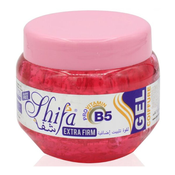 جل شعر وردي للتثبيت الإضافي من شفاء