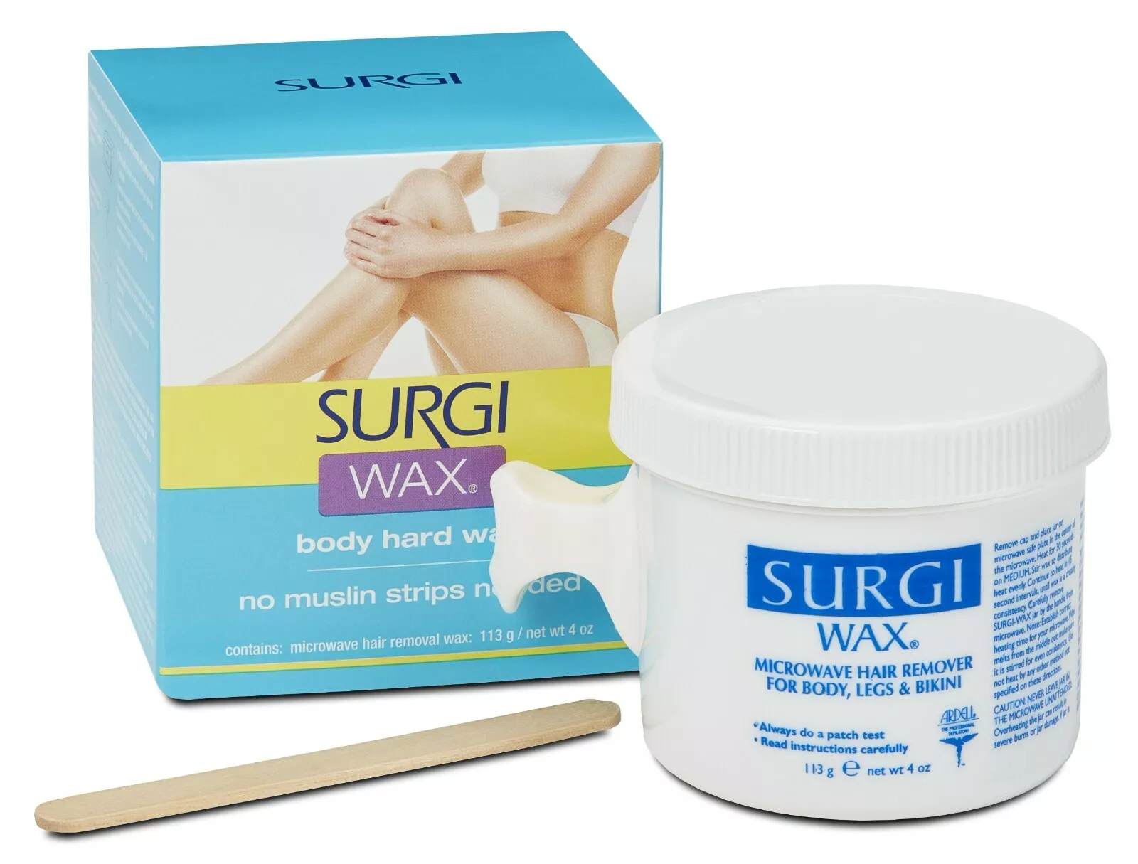 واكس إزالة الشعر بالشمع من منطقة البكيني والساقين من سورجي واكس * 113 غ