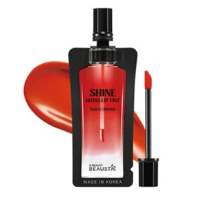 تنت ملمع وملون الشفايف برتقالي خوخي لامع من بيوستا