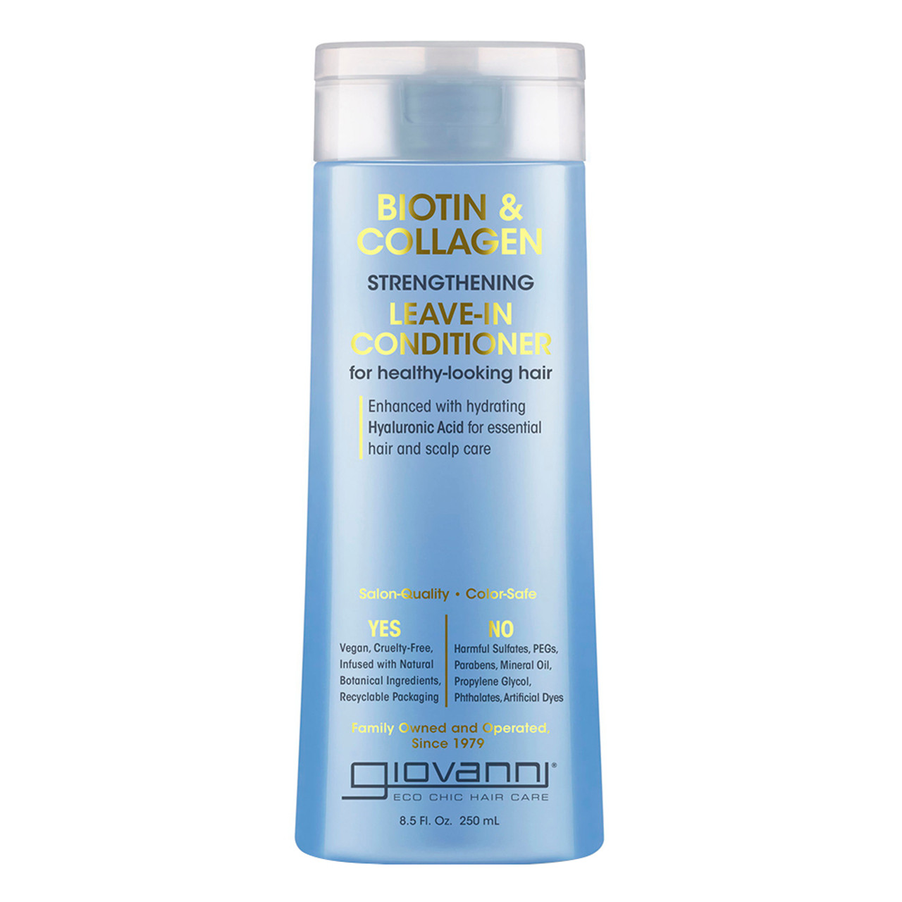 بلسم جيوفاني بيوتين وكولاجين لتقوية الشعر بدون شطف - 250 مل