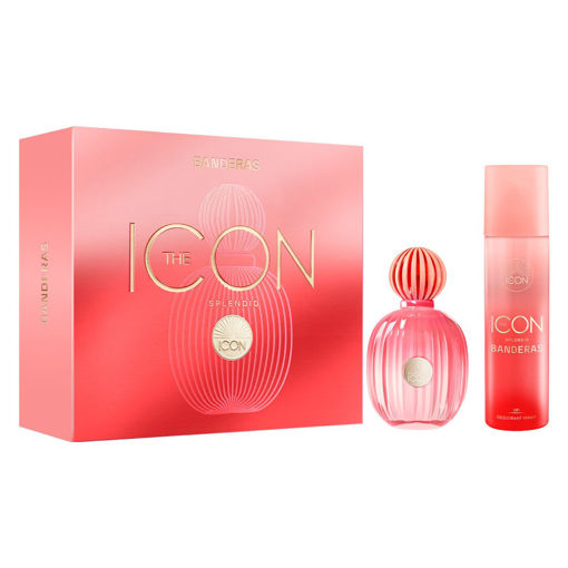 أنتونيو بانديراس ذا آيكون سبلينديد (نساء) أو دو برفيوم 100 مل + بخاخ مضاد للتعرق 150 مل