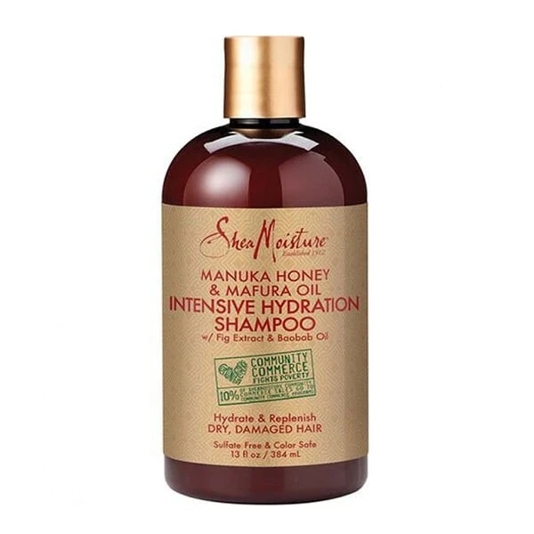 شامبو شعر للترطيب المكثف بعسل مانوكا وزيت المافورا من شيا مويستشر - 384 مل