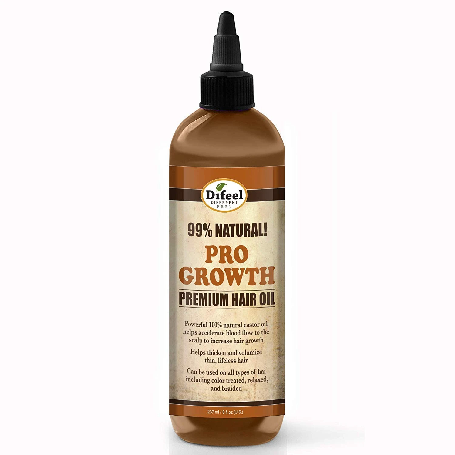 زيت الشعر الفاخر الطبيعي 99% من ديفيل * نمو احترافي * 237 مل