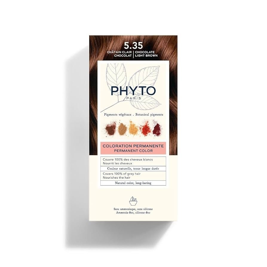 صبغة شعر دائمة غنية بالمواد الطبيعية التي تغطي الشعر الأبيض تمامًا وتوفر لونًا غنيًا ولامعًا تغطية كاملة للشعر الأبيض لون غني ولامع تركيبة خالية من الأمونيا .