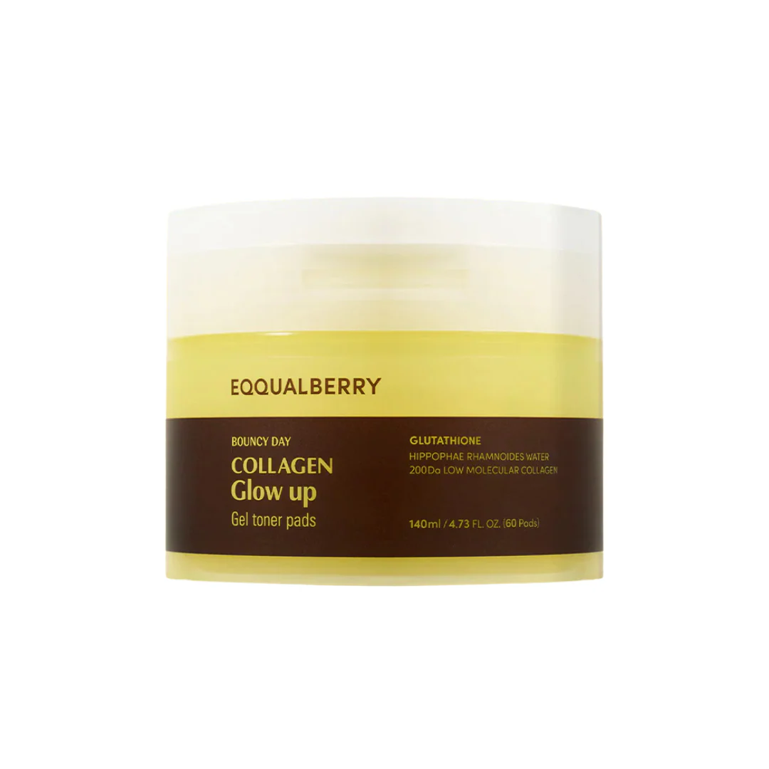 ايكوال بيري وسادة تونر جل الكولاجين المتوهج (60 وسادة)
