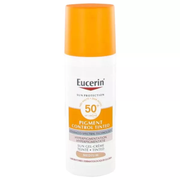 جل كريم الحماية من الشمس الملون للتحكم في التصبغات من يوسيرين بعامل حماية 50+