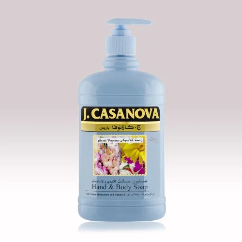 كازانوفا صابون سائل للجسم واليدين كلاسيك 500 مل