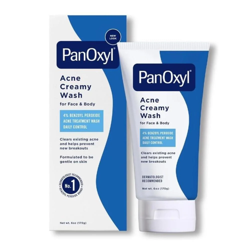 غسول كريمي للوجه لحب الشباب PanOxyl Benzoyl Peroxide 4%