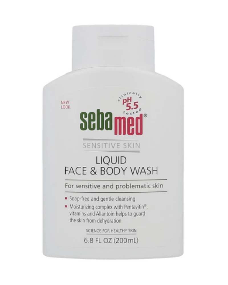 سيباميد غسول سائل للوجه والجسم للبشرة الحساسة 200مل